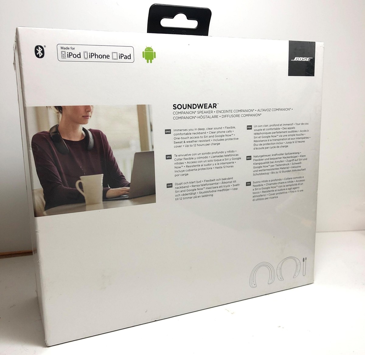 Apple Crown　BOSE SoundWear771420-0010 Sealed Bose SoundWear Companion Wireless Wearable Speaker