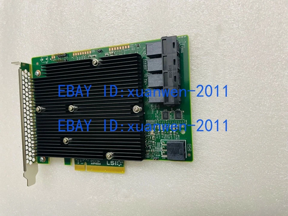 LSI IT Mode 9300-16i 16-port SAS9300-16I 12GB/s Host Bus Adapter W CABLES US - Image 4 of 4