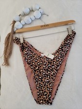 Aerie Cheekier Cheetah Print Bikini Swim Bottoms Womens Size XXL NWT
