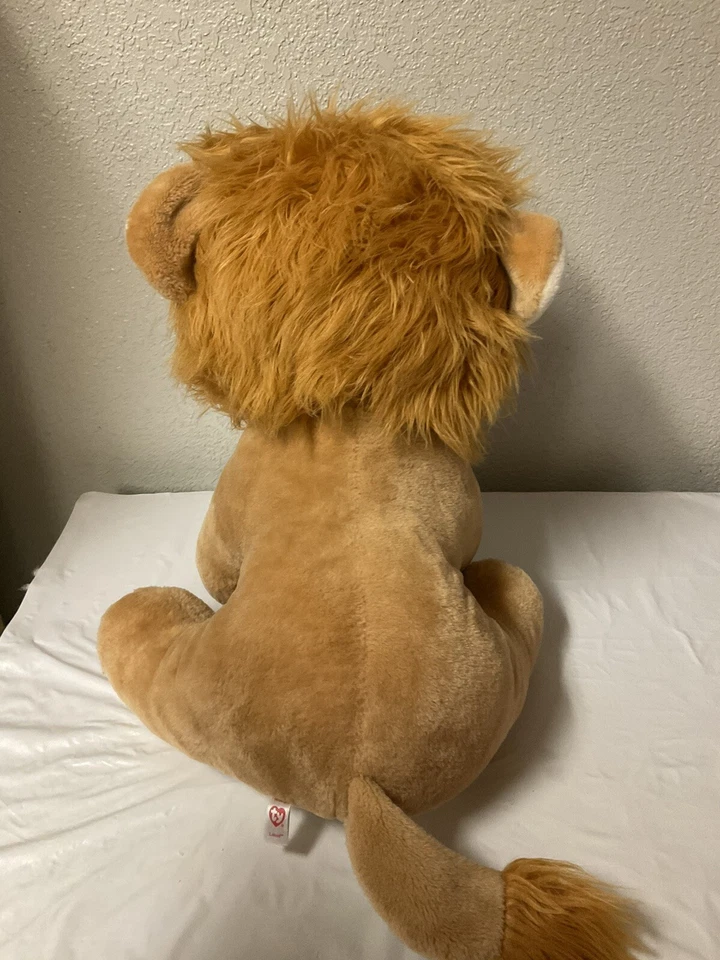 Ty Beanie Baby Louie Lion Beanie Boo Peluche León 2017 Foto 4 de 4
