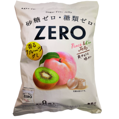 Lotte Zero Fruits Gummy 112g (3.95 oz) Pack of 8 Sugar Free Jelly