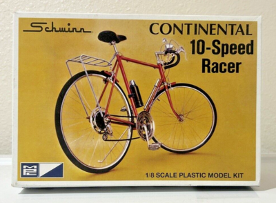 #ad MPC Schwinn Continental 10 Speed Racer 1:8 Scale Plastic Model Bicycle Kit 915 $18.95