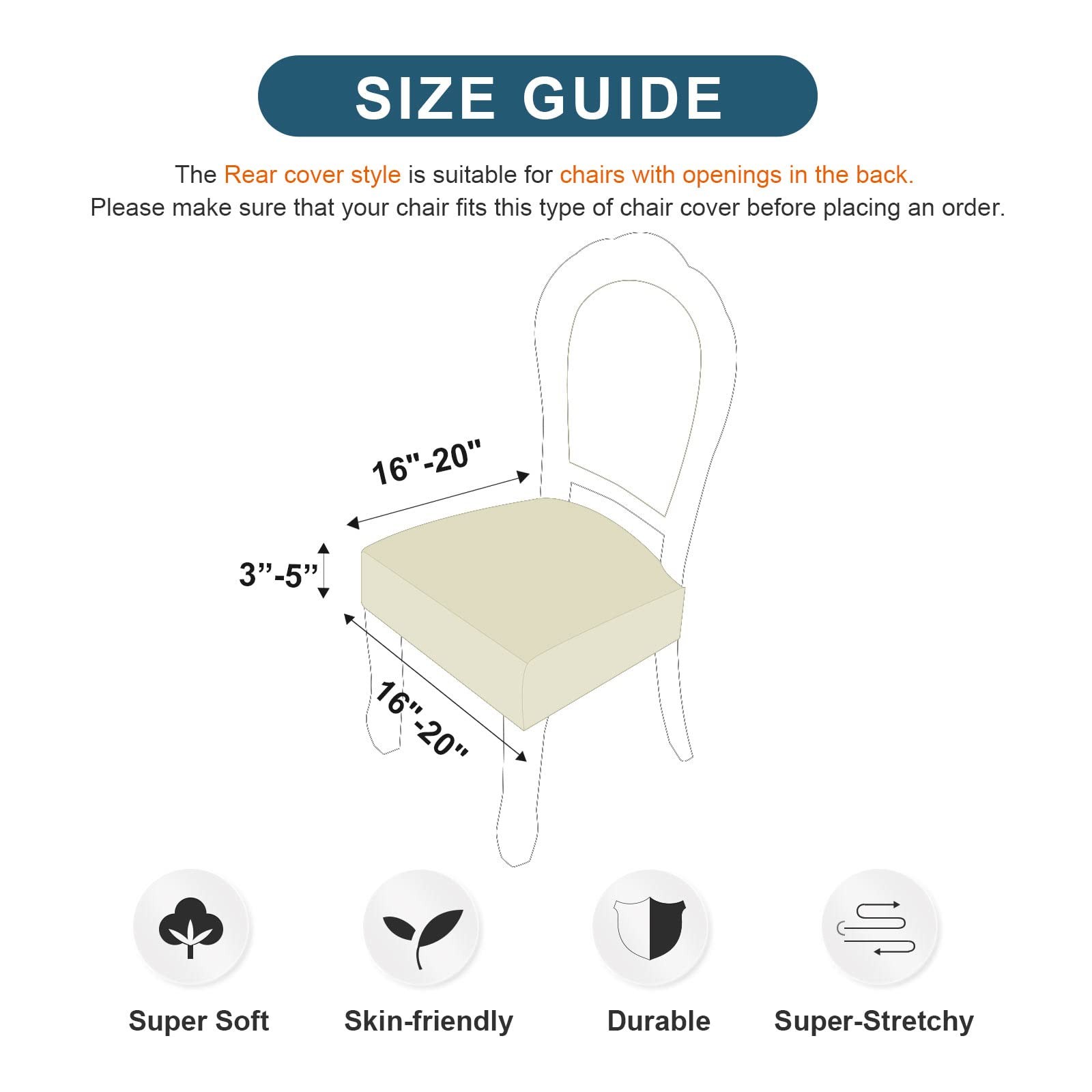 Waterproof Seat Covers for Dining Room Chair Covers Waterproof Dining Chair C...