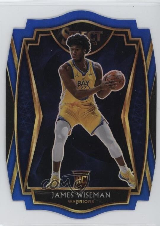2020 Panini Select Premier Level Blue Prizm Die-Cut /249 James Wiseman #184 1ib5