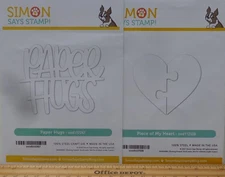 Simon Says: 2 Dies; Paper Hugs and Piece of My Heart; NEW