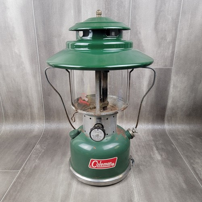 #ad Vintage Coleman Big Hat Double Mantle Lantern Model 228F $49.95