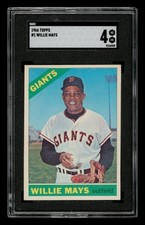 1966 Topps Set-Break #  1 Willie Mays SGC 4 VG EX