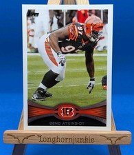 2012 Topps Geno Atkins RC only rookie card PWE Cincinnati Bengals Georgia