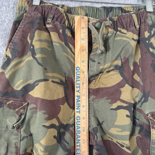 Polo Ralph Lauren Camo Cargo Pants Boys 20 British Zip Drawstring Grunge Outdoor - Picture 7 of 13
