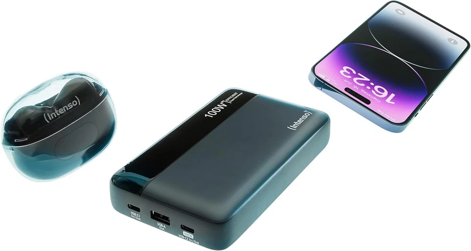 Intenso Powerbank HE20000, externer Akku mit Power Delivery (100W) 20000mAh - Bild 3 von 4