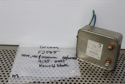 Corcom F2505 EMI Filter 10A 115/250VAC 50-60Hz 9135-0097 New Old Stock
