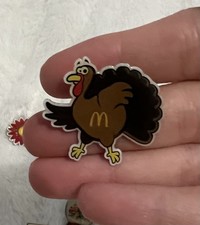 2012 Mcdonalds collectible pin / thanksgiving turkey pin for collecting 