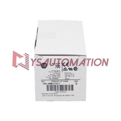 100% New Allen-Bradley 700-HRM12TA17 700-HR General Purpose Dial Timing Relay