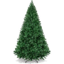 Artificial Christmas Tree 6ft Premium Unlit Hinged Design Dense Branches New