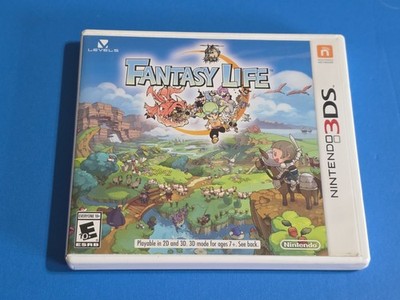 286:  Fantasy Life Nintendo 3DS  2DS Game CIB Complete Tested/Working
