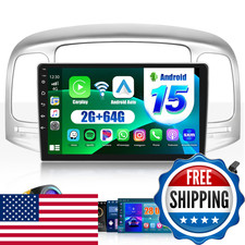 Inefala 264G Android 15 Carplay Car Stereo Radio For Hyundai Accent 2006-2011 9