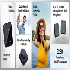 3in1 Mini Microphone for iPhone/Android/Camera Wireless Lavalier Microphone /-/