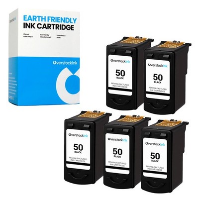 OSI 5-Pack Compatible PG50 Black Ink Cartridge for Canon PIXMA MP460 MX310 MX318