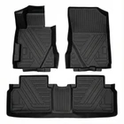 Floor Mats For 2016-2021 Honda Civic All Weather TPE Floor Liners Anti-Slip