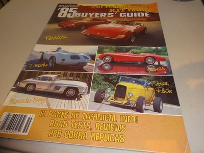 1985 hi-performance kit cars buyer guide (stain on cover))