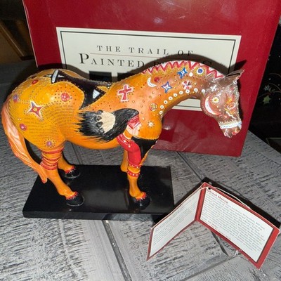 TRAIL OF PAINTED PONIES figurine statue sculpture Ghost Horse 1544 native birds