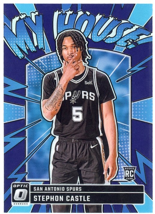 2024-25 Panini Donruss Optic - My House Stephon Castle #16 Purple Prizm (RC)