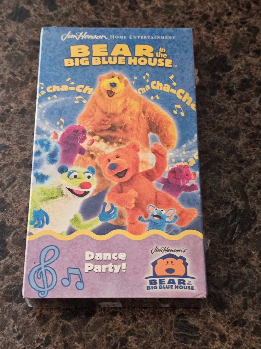 Bear in the Big Blue House - Dance Party (VHS, 2002) for sale