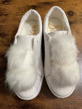 Sam Edelman Lyra White Sneakers w/ Balls On Top Size 6 1/2 NEW IN BOX 