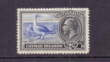 CAYMAN IS. 1935 2/- ULTRAMARINE & BLACK SG105 MH CAT £50
