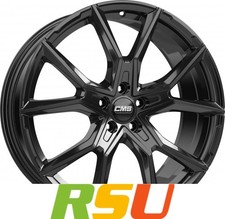 CMS C33 complete black gloss 8x19" ET42 LK5 108 ML 63.4 Alufelgen 19 Zoll