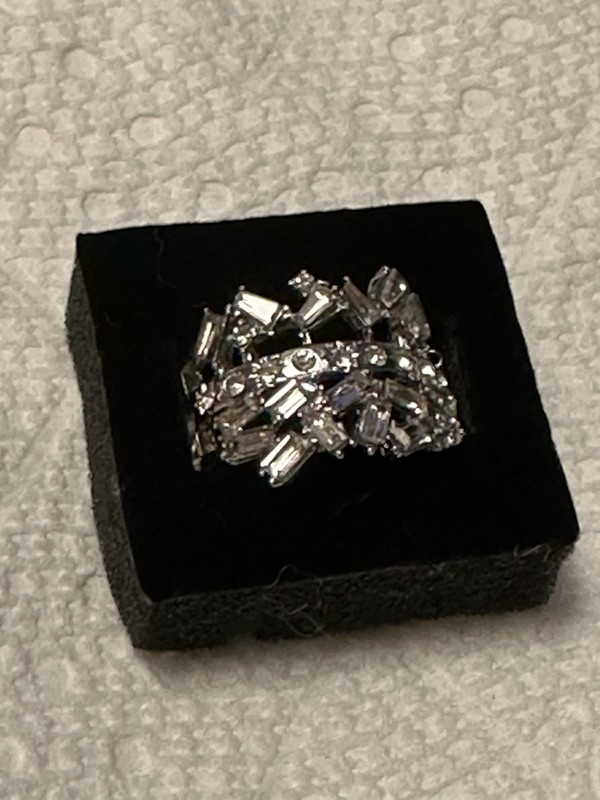Paparazzi Silver Rhinestone Ring
