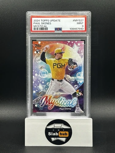 ✨PAUL SKENES #MYS-27 - 2024 Topps Update Series - Mystical-(RC) PSA 9 ⚾️