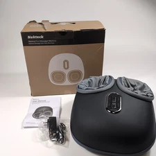 Foot Massager Shiatsu Heat Deep Kneading Air Compression Reflex Zones Nekteck