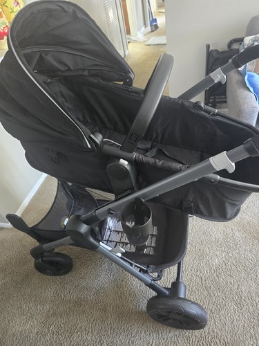 Evenflo Black Single Stroller Folding Adjustable Back Rest Five-Point Harness