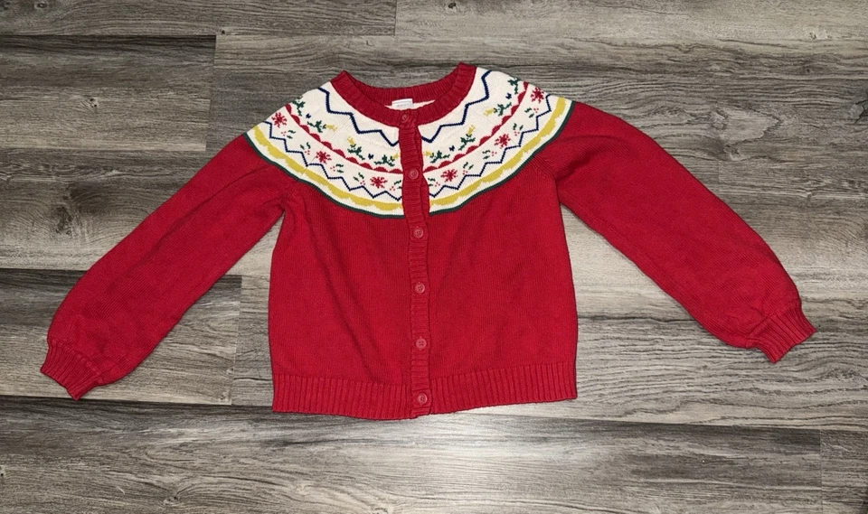 Cárdigan Hanna Andersson para niñas * Suéter * Talla 8 / 10 * 140 cm * 100 % algodón Foto 3 de 4