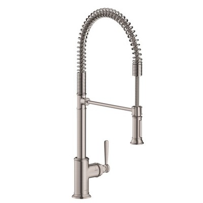 Axor 16582801 Montreux Semi-Pro 2-Spray Faucet 1.75GPM Stainless Steel