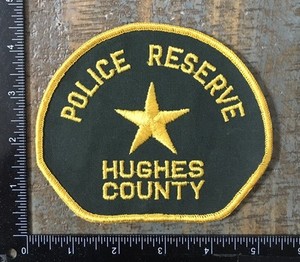 Vintage Hughes County Police Reserve South Dakota Patch SD