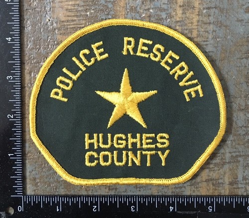 Vintage Hughes County Police Reserve South Dakota Patch SD