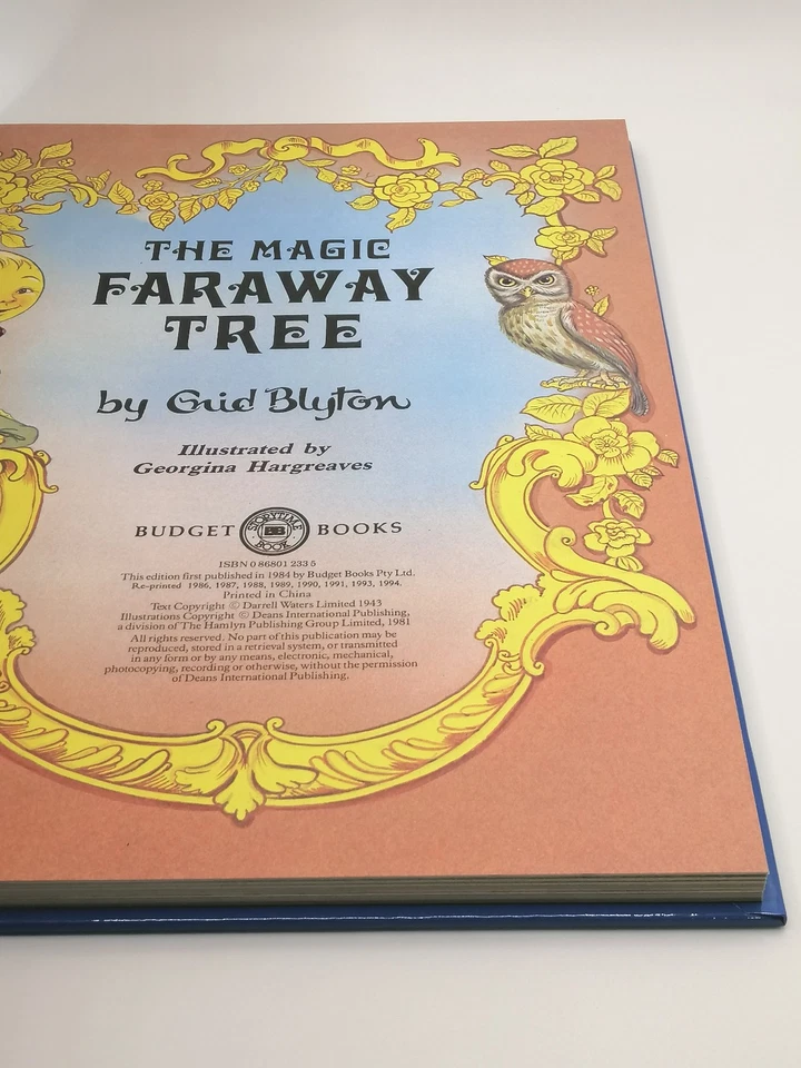 [Unread? Large HC] Enid Blyton The Magic Faraway Tree & Adventures Wishing Chair - image 4 of 4