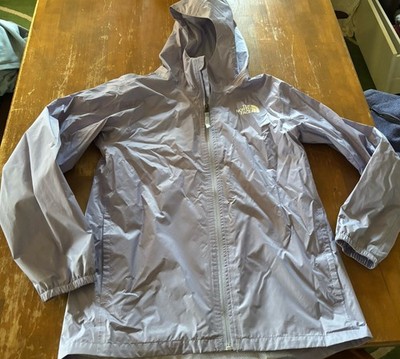 North Face Jacket Girls XL Purple  Outdoors Hiking Rain Coat Youth EUC Nice