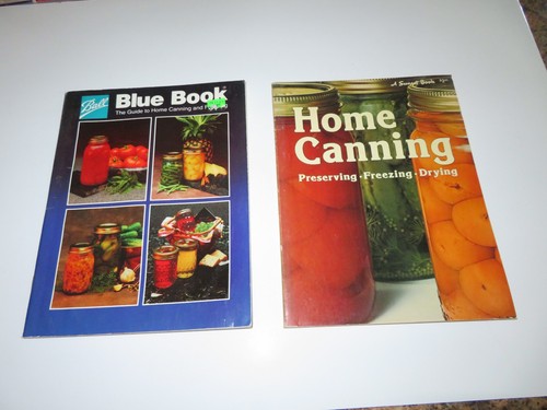 1975 & 1989  "HOME CANNING,FREEZING,DRYING FOOD"-SC-ONE BY BALL- USED BUT VG