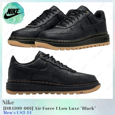 Nike Air Force 1 Low Luxe Black DB4109-001 Men's US3-14 NEW