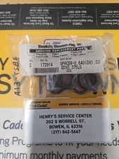 2 pk Simplicity 172914 Spacer 0.640 ID x 1.00 O OEM NOS USA Made sub 2172914SM