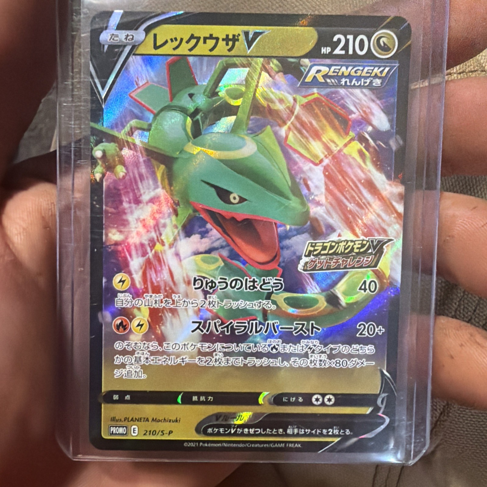 Rayquaza V 210/S-P Promo Sword & Shield Promos Pokemon Japanese Near Mint