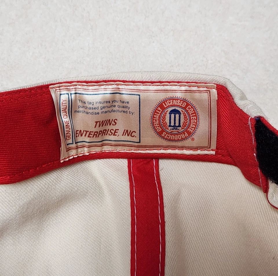 De colección North Carolina State NCSU Sombrero de Gancho y Lazo Ajustable Raro Talla Única Foto 3 de 4