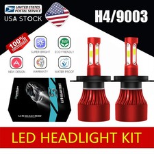 9003 H4 LED Headlight Bulbs Kit 10000W 1000000LM Hi/Lo Beam Super Bright White