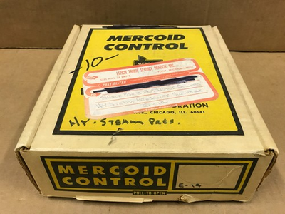 #ad Vintage Mercoid Control Steam Pressure Switch #E 14 $99.95