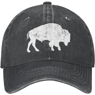 Buffalo Vintage Bison Personalized printed baseball cap UNISEX casual sun hat