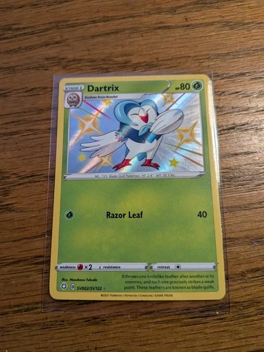 Dartrix (SV002/SV122) Baby Shiny -- Shiny Vault - Pokemon TCG: Shining Fates