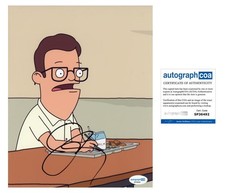 Jim Gaffigan "Bob's Burgers" AUTOGRAPH Signed 'Henry Haber' 8x10 Photo B ACOA